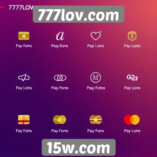 Métodos de pagamento aceitos no 777lov.com